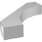 Ekena Millwork 5 1/2-in. W x 28-in. D x 32-in. H Westlake Architectural Grade PVC Knee Brace BRCP055X28X32WTL - alternate 4